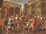 Nicolas Poussin The Rape of the Sabines (mk05) oil painting
